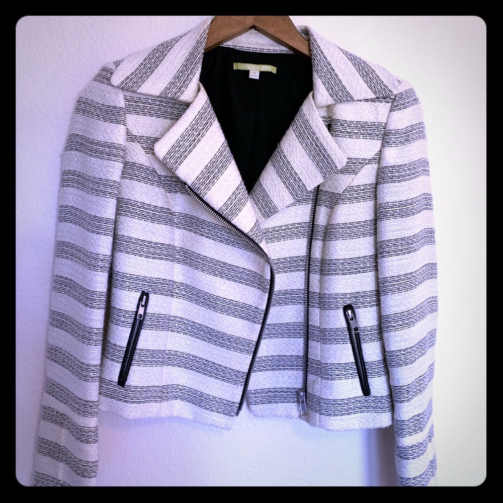 Gianni Bini blazer in shimmering tweed